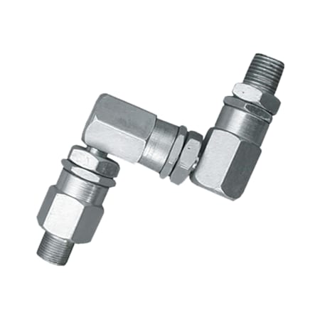 American Forge & Foundry Grease Fitting 360 Degree  inZ in Swivels Adapter, 1/4 inX1/4 in NPT Threads 8687